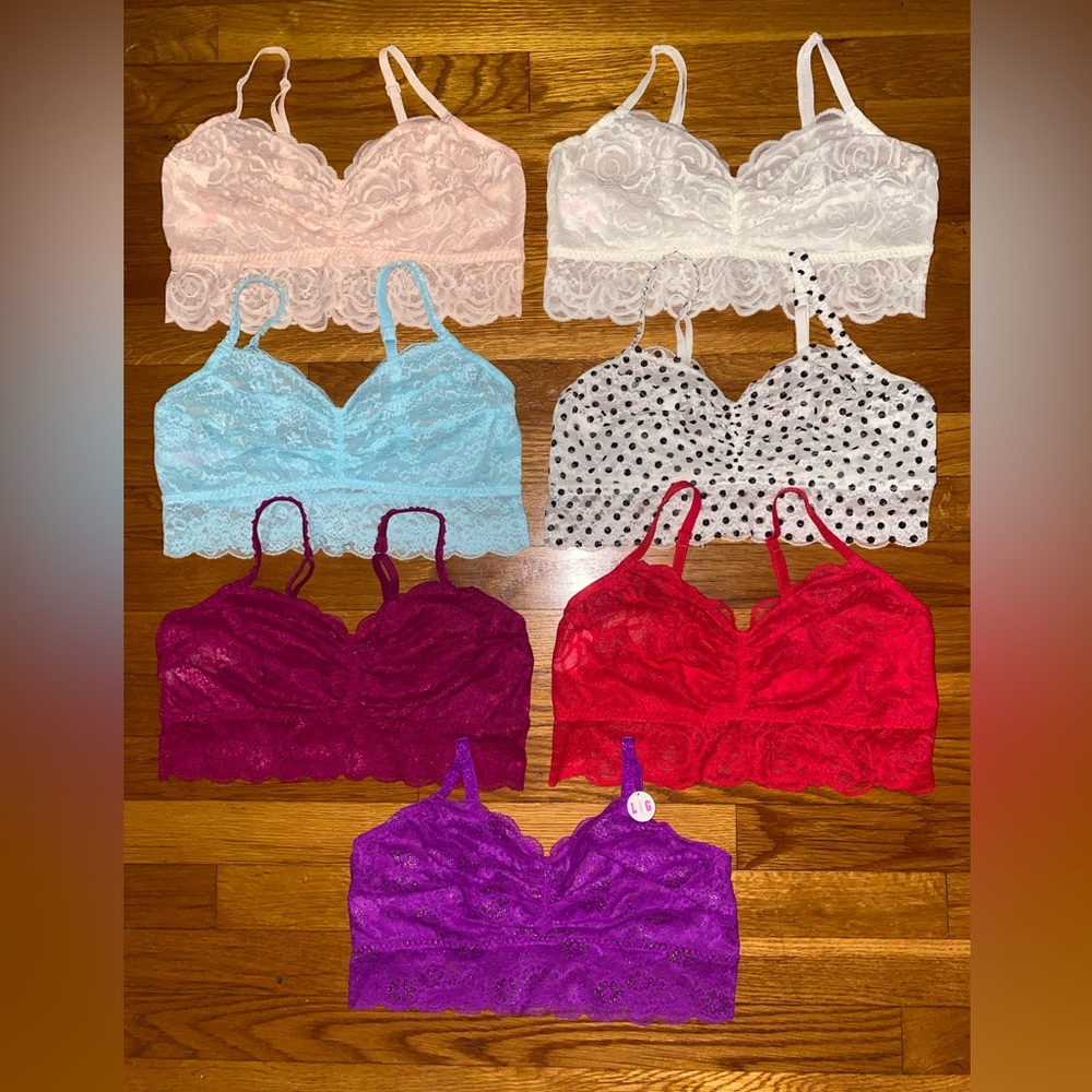 NWOT PINK Victoria’s Secret Light Pink Lace Bralette - Picture 9 of 10